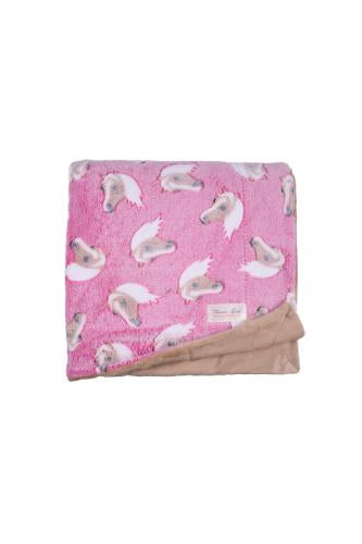 Thomas Cook - Horse Snuggle Rug in Pink W25