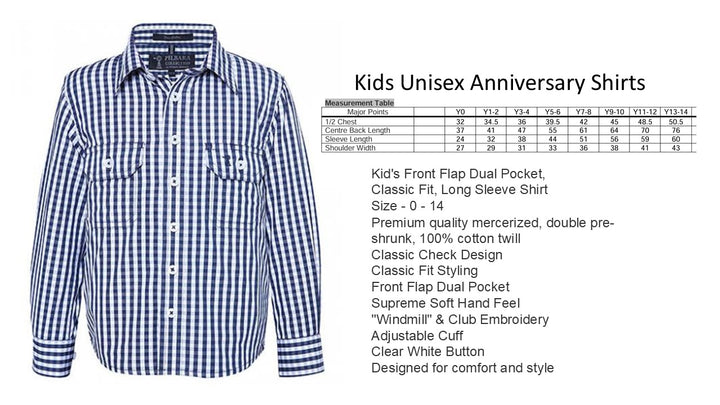 WDCA - 50 Years Celebration Kids Shirt ORDERS CLOSED