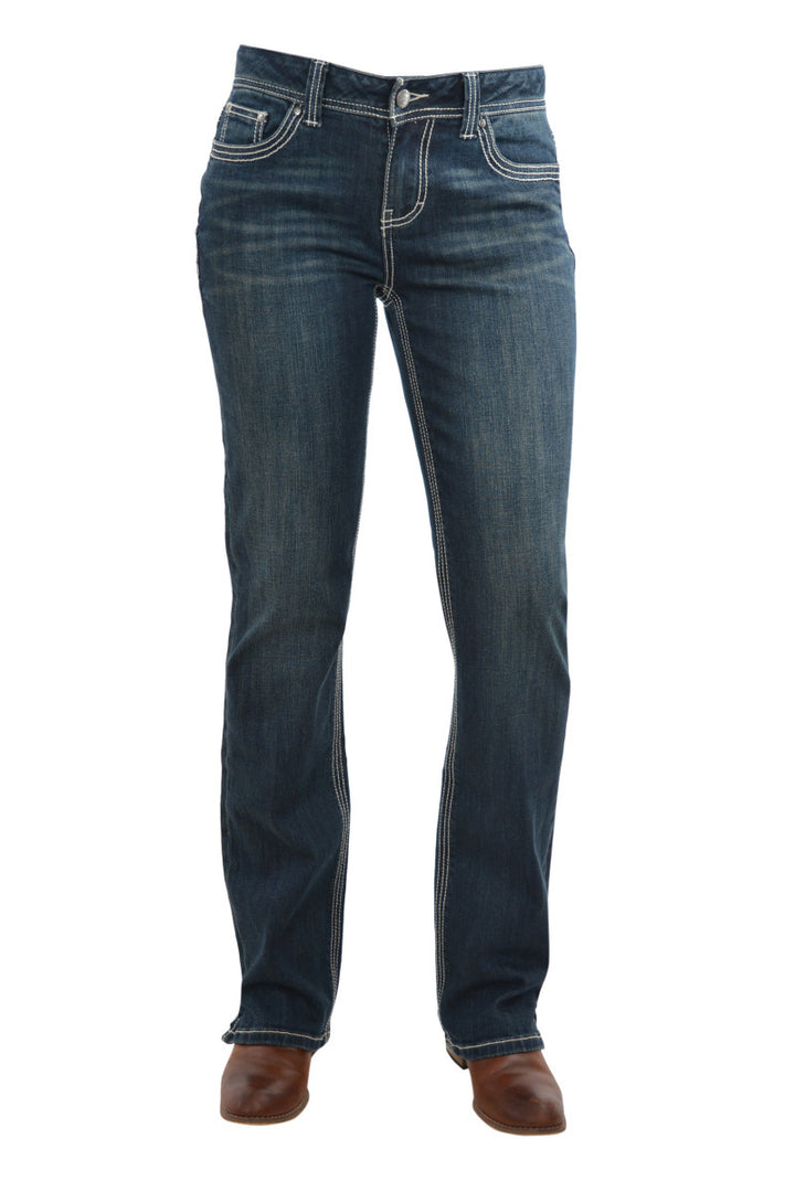 Bullzye - Womens Angelina Boot Cut Jeans