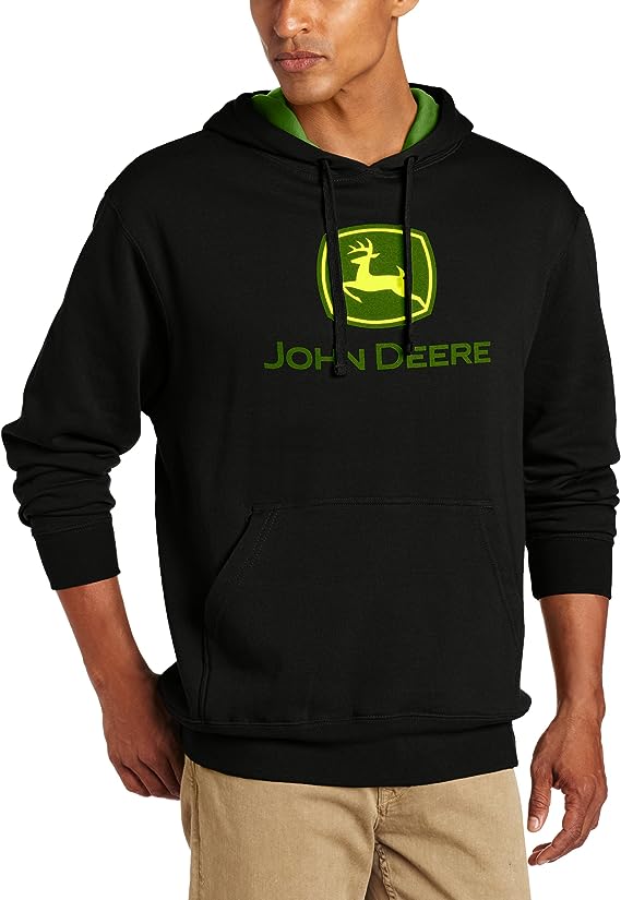 John Deere - Adult Trademark Hoodie in Black