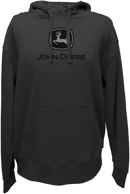 John Deere - Adult Hoodie in Charcoal