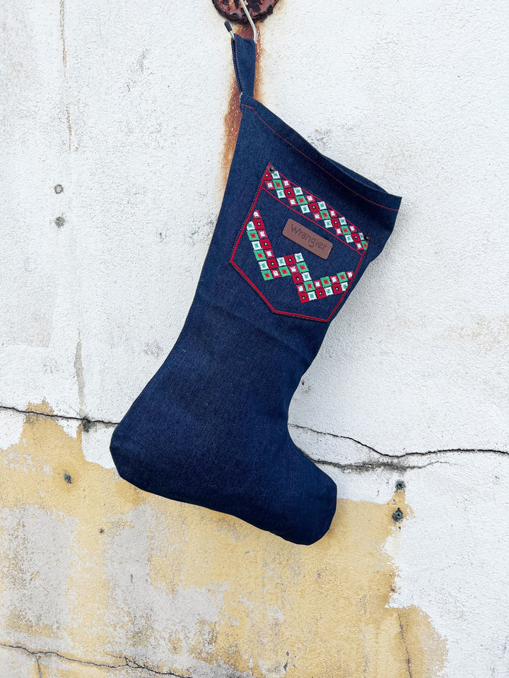 Wrangler - Denim Christmas Stocking