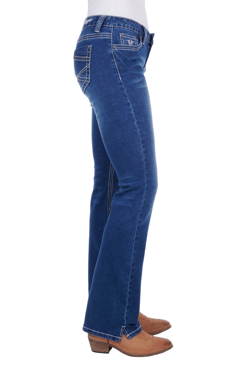 Bullzye - Womens Dahlia Boot Cut Jeans