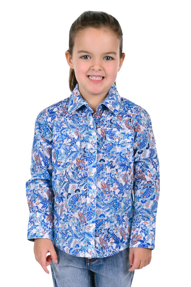 Pure Western - Girls Frances Long Sleeve Shirt