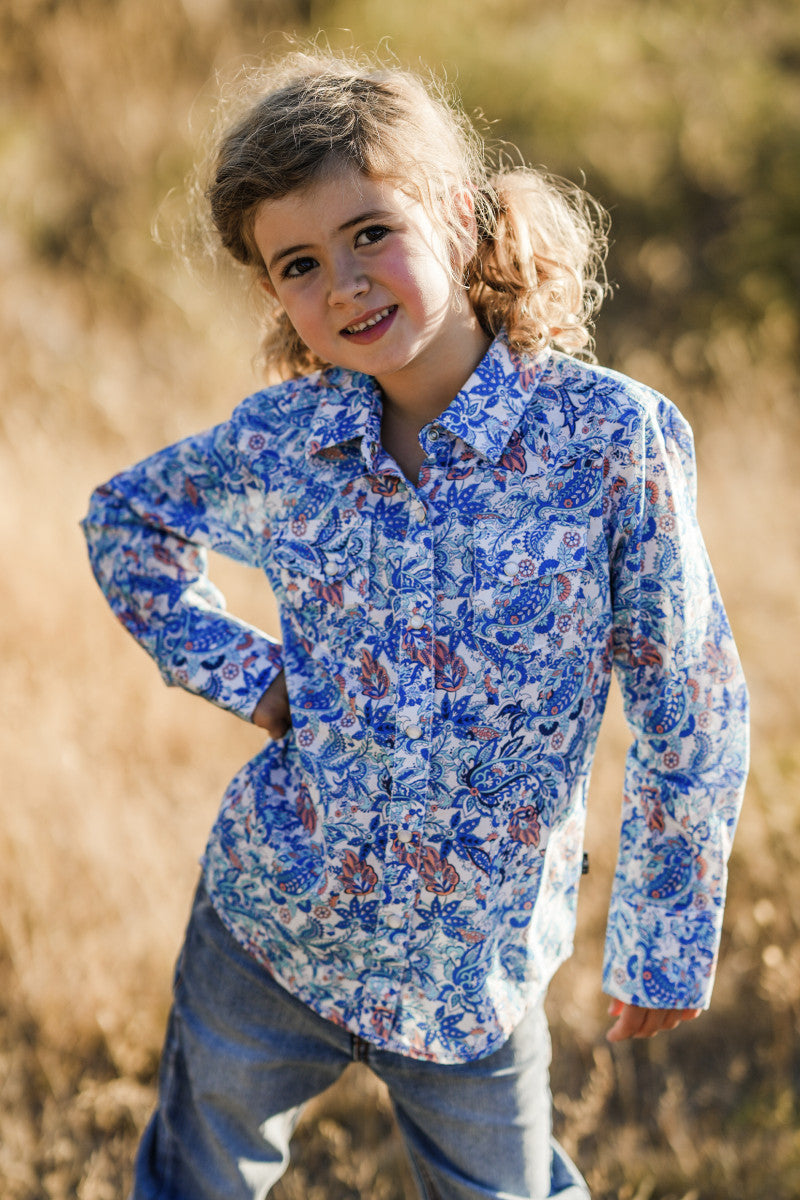 Pure Western - Girls Frances Long Sleeve Shirt
