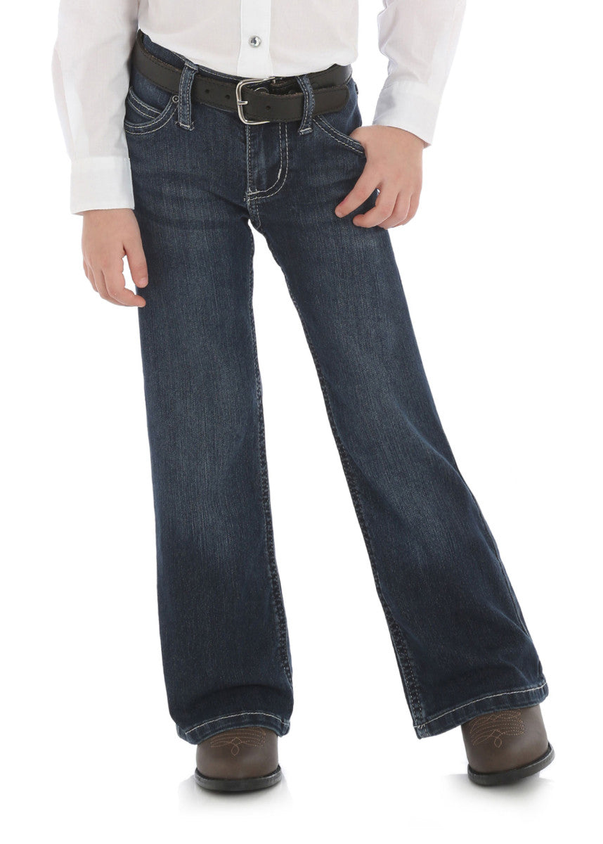 Wrangler - Girls Retro Cut Jean in Indigo (9MWGER) Regular Bootcut