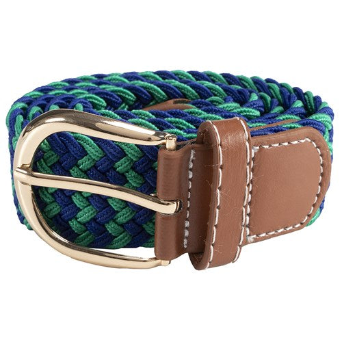 Huntington - Green & Blue Stretchy Belt
