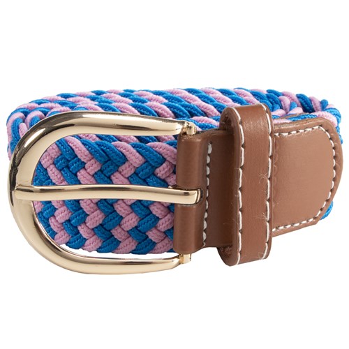 Huntington - Pink & Blue Stretchy Belt