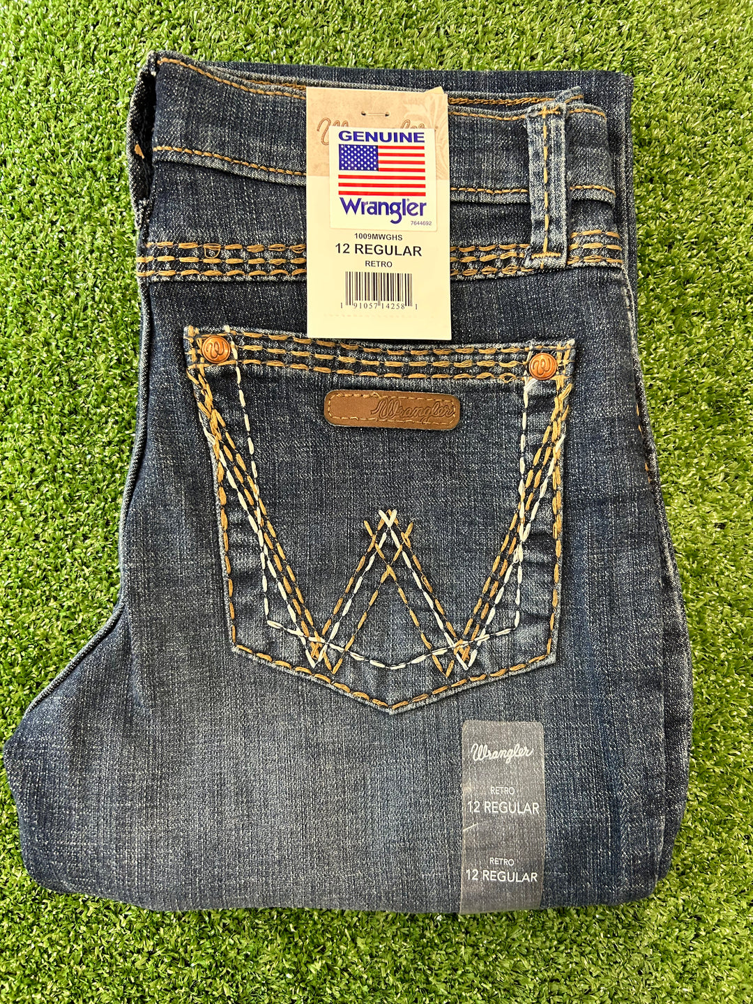 Wrangler - Girls Retro Boot Cut Jean in Denver (9MWGHS)