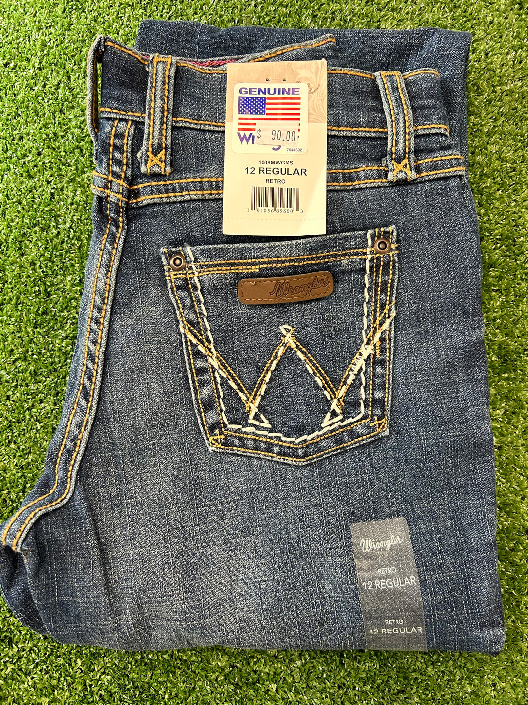 Wrangler - Girls Retro Boot Cut Jean in Indigo (9MWGMS)