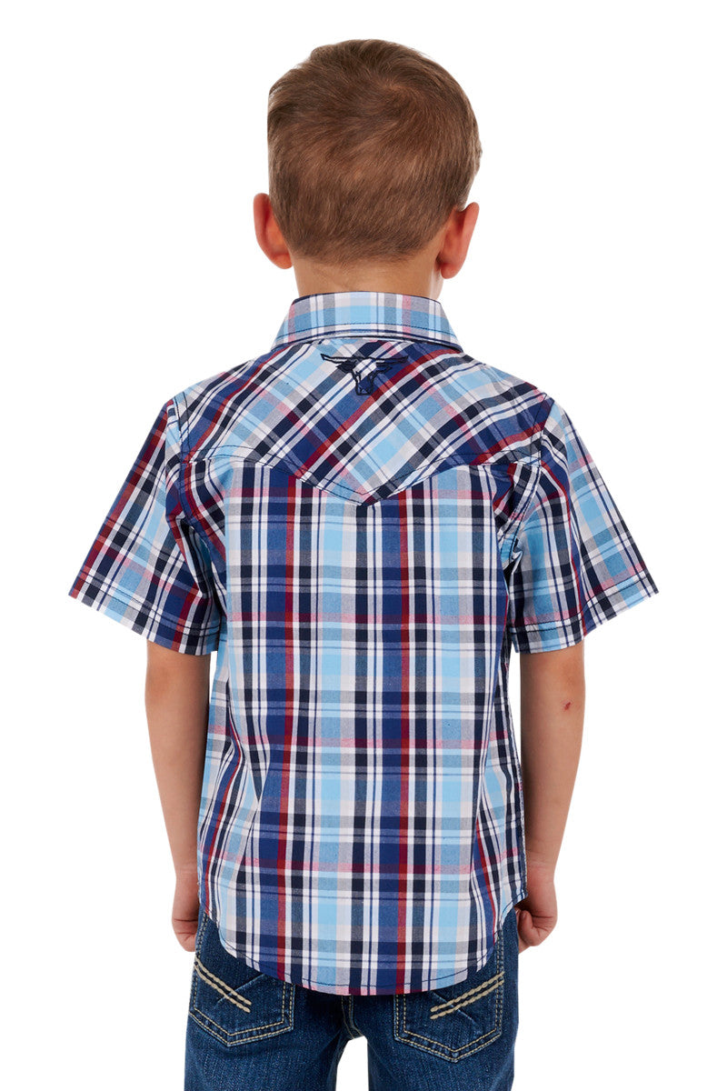Pure Western - Boys Logan Short Sleeve Shirt