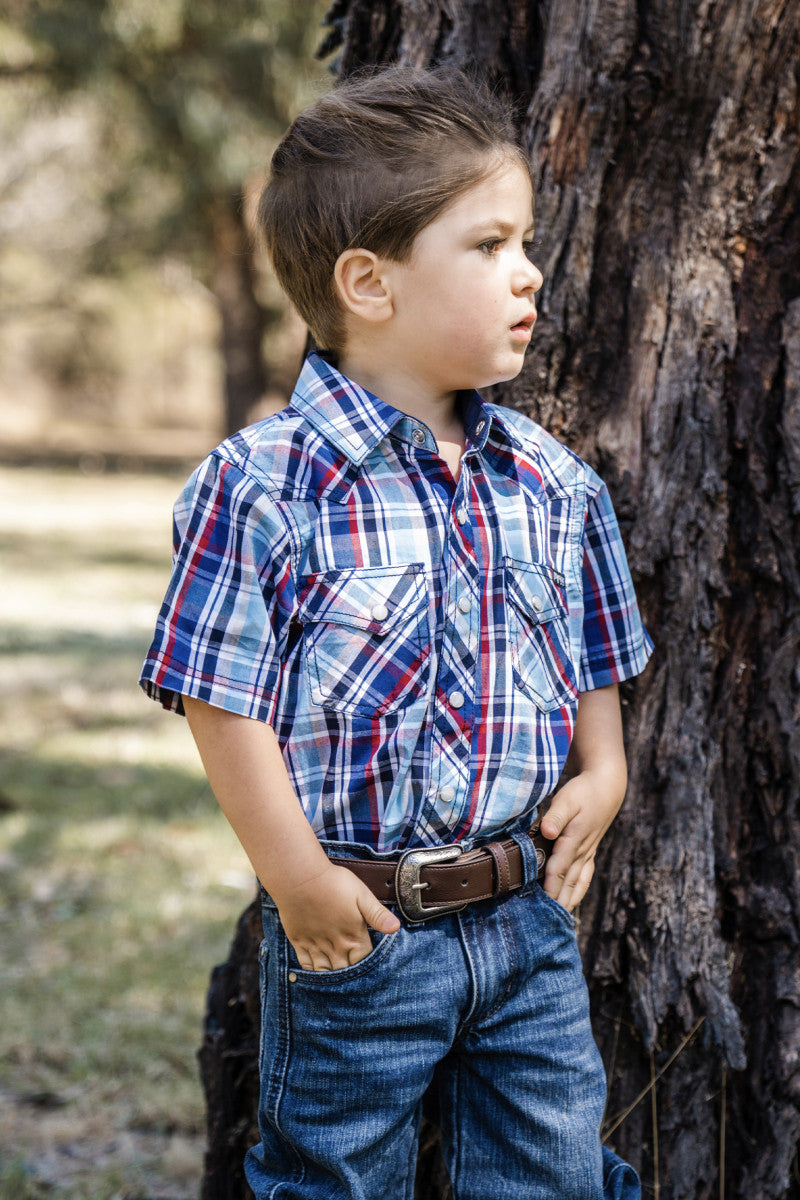 Pure Western - Boys Logan Short Sleeve Shirt