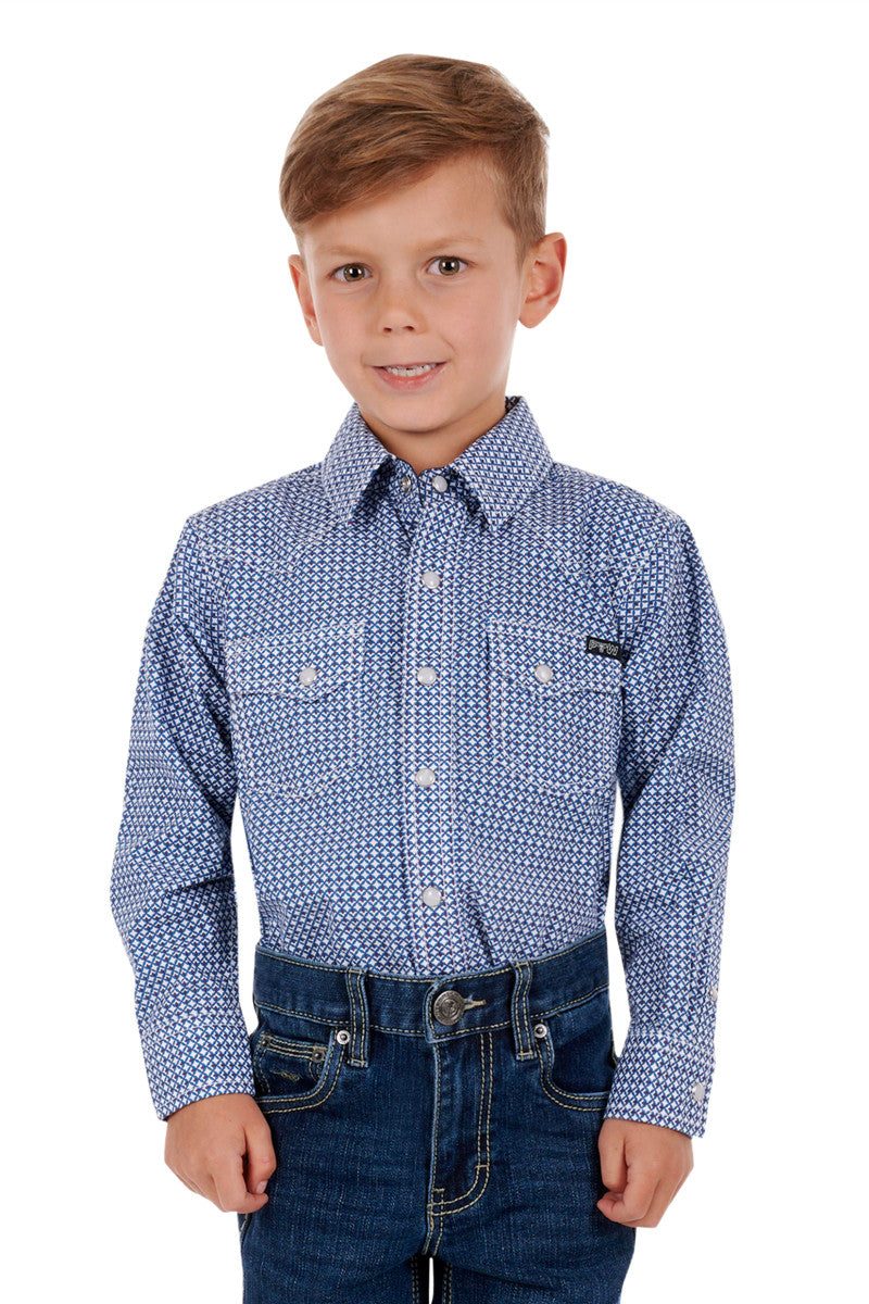 Pure Western - Boys Oliver Long Sleeve Shirt