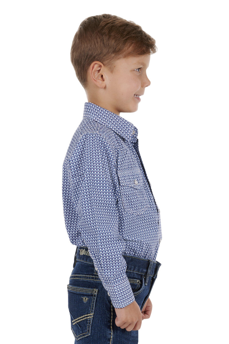 Pure Western - Boys Oliver Long Sleeve Shirt