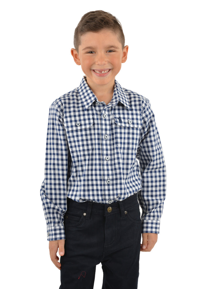 Thomas Cook - Boys Sweeney Check Long Sleeve Shirt