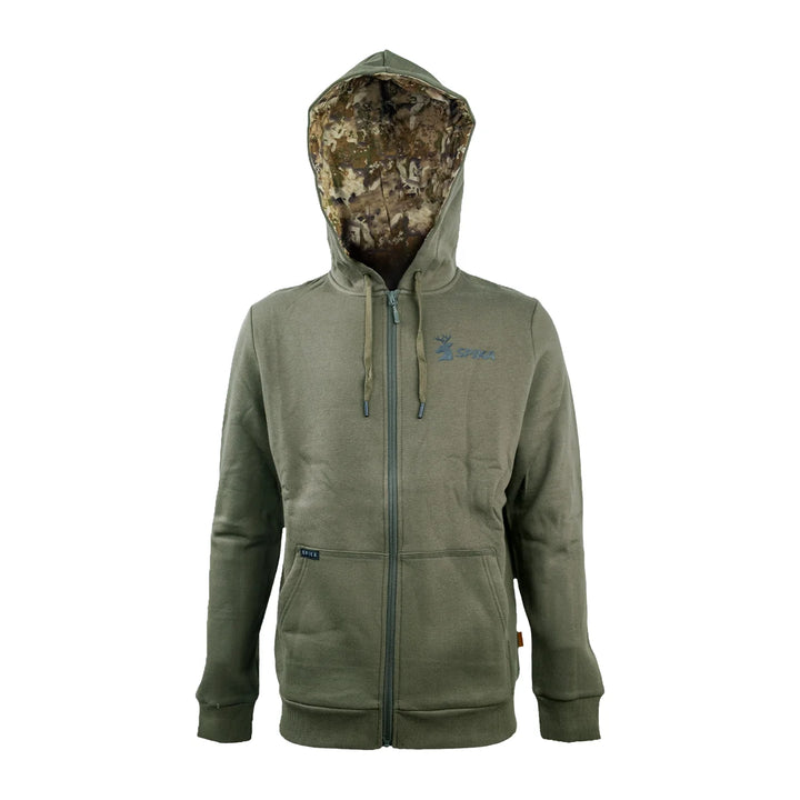 Spika - Mens GO Core Zip Hoodie in Olive