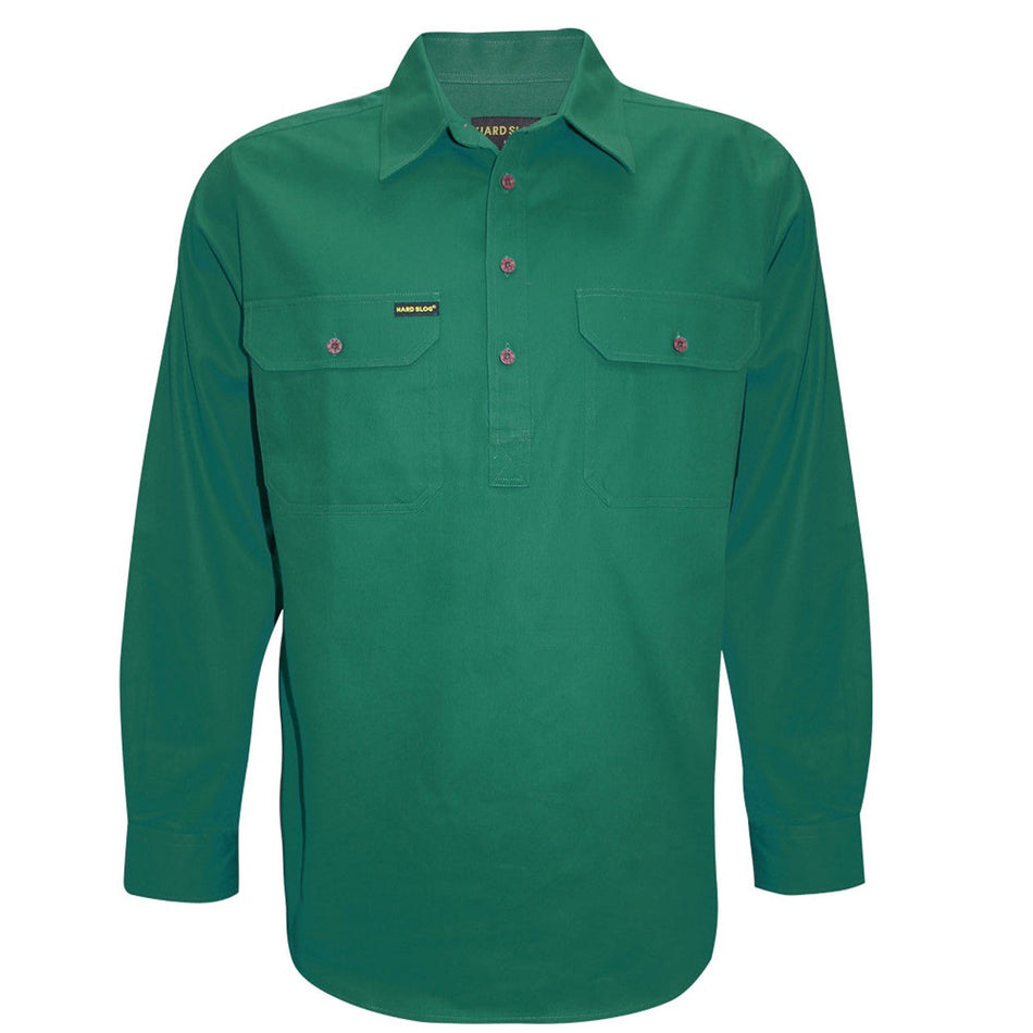 Hard Slog Men's Work Shirt in Green
