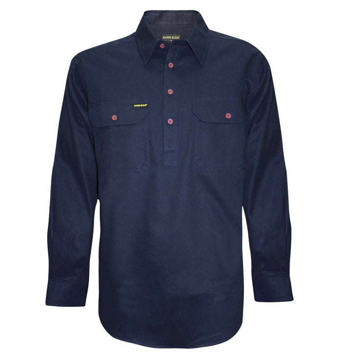 Hard Slog Men's Work Shirt in Dark Navy