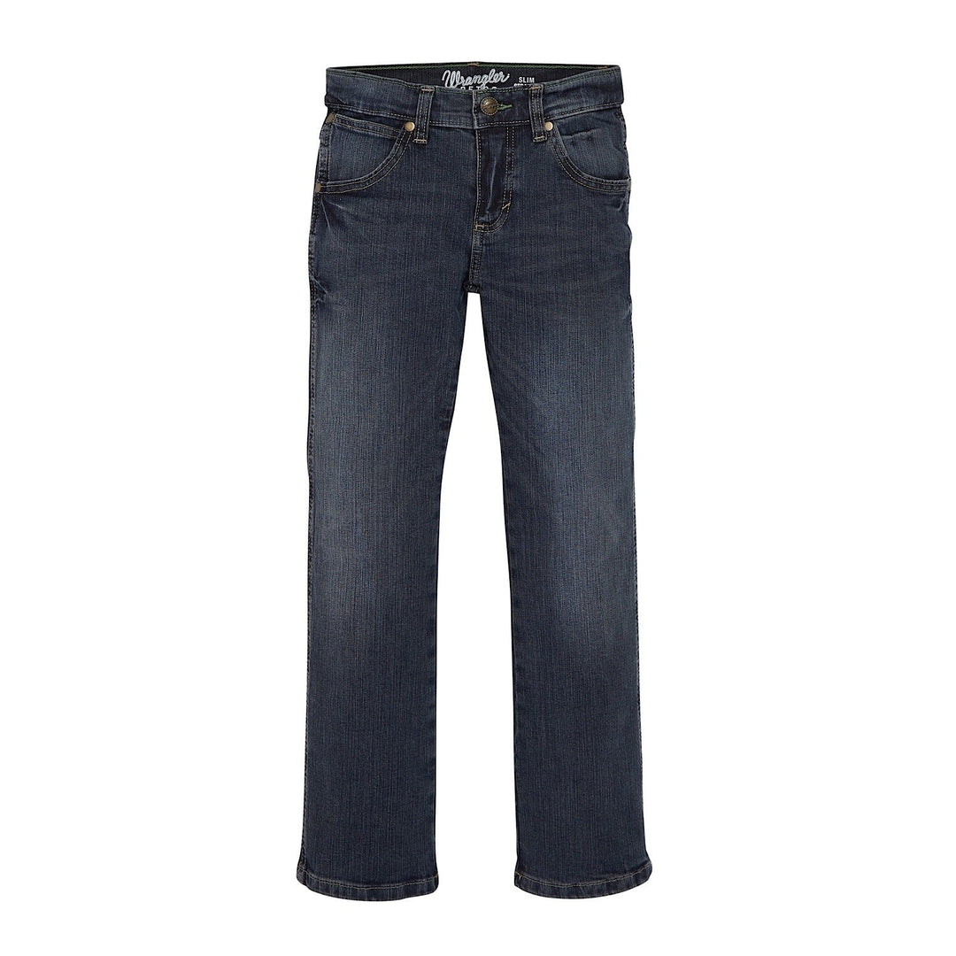 Wrangler - Boys Retro Slim Straight Jean in Jerome (88BWZJM)