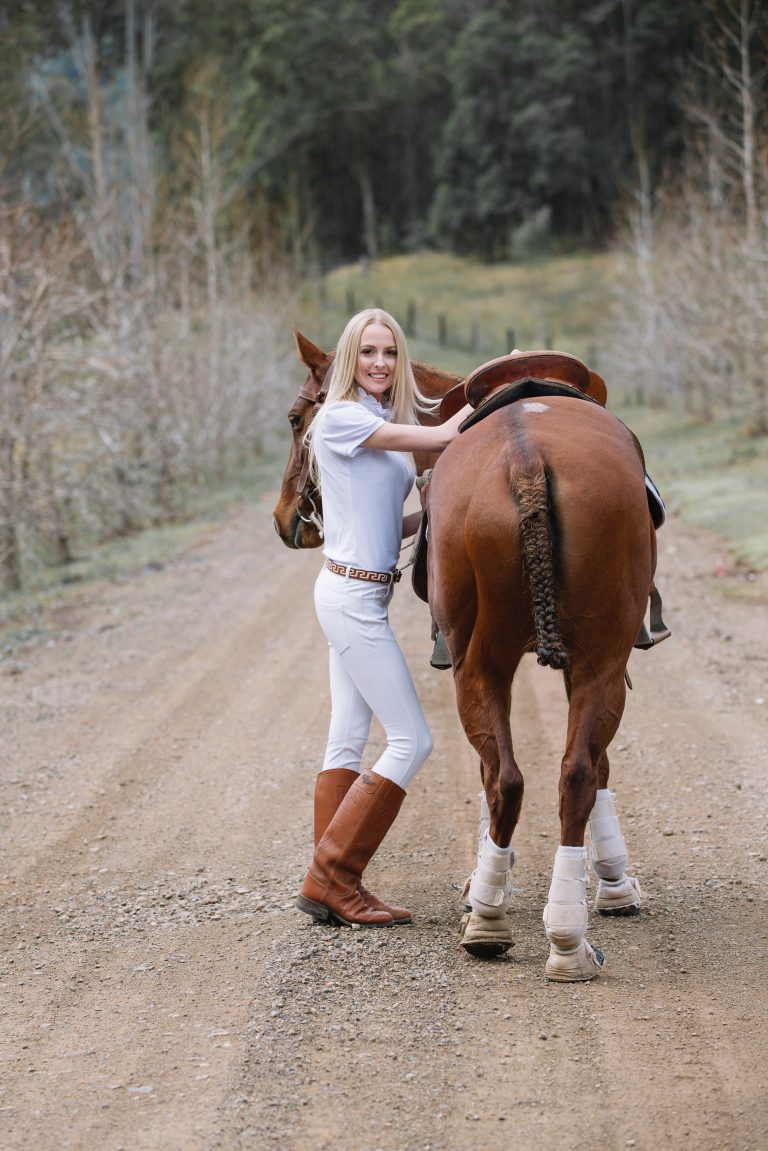 Hampton & Harlow Equestrian - Ladies White Polo Jeans