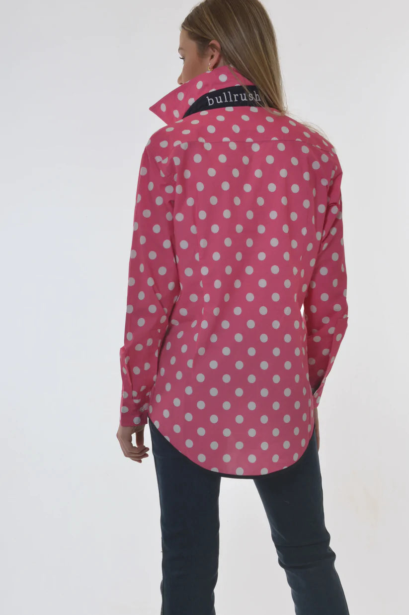 Bullrush - Sienna Spot Shirt in Pink