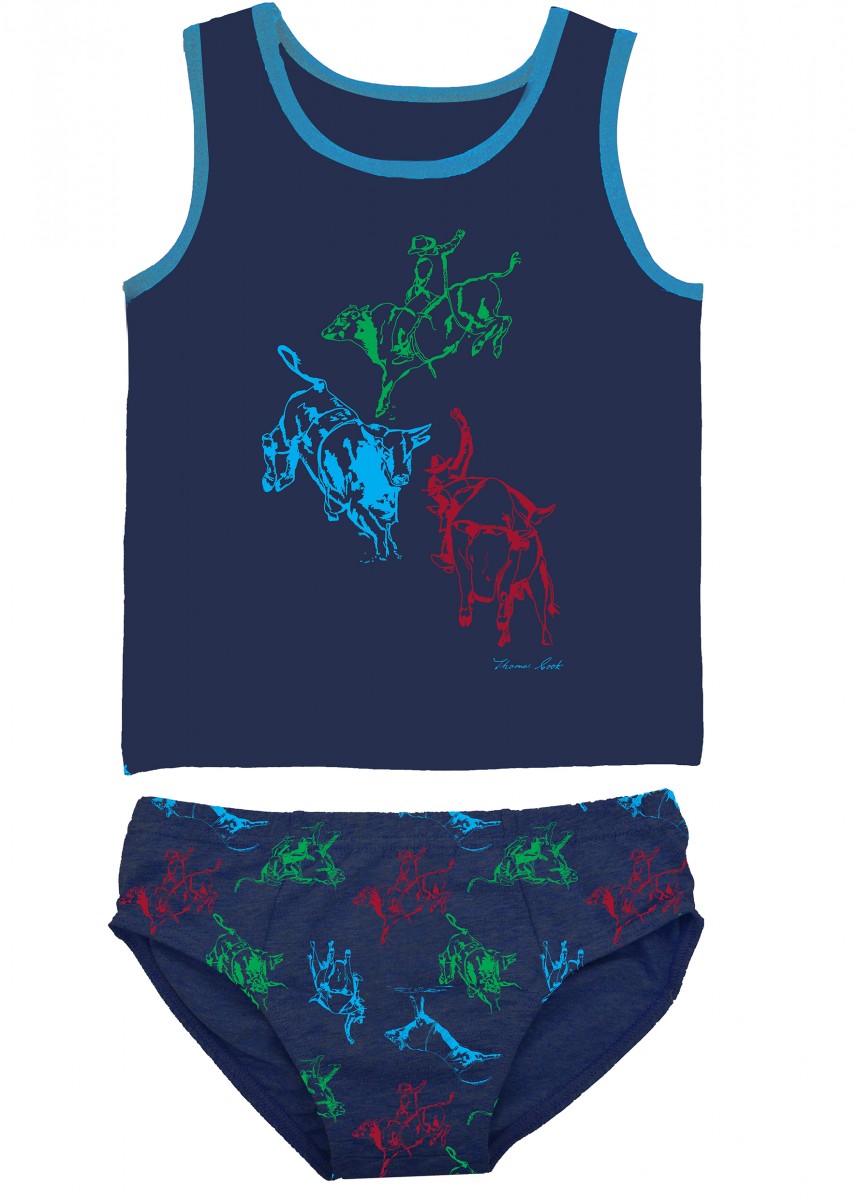 Thomas Cook - Boys Rodeo Ride Singlet & Underwear