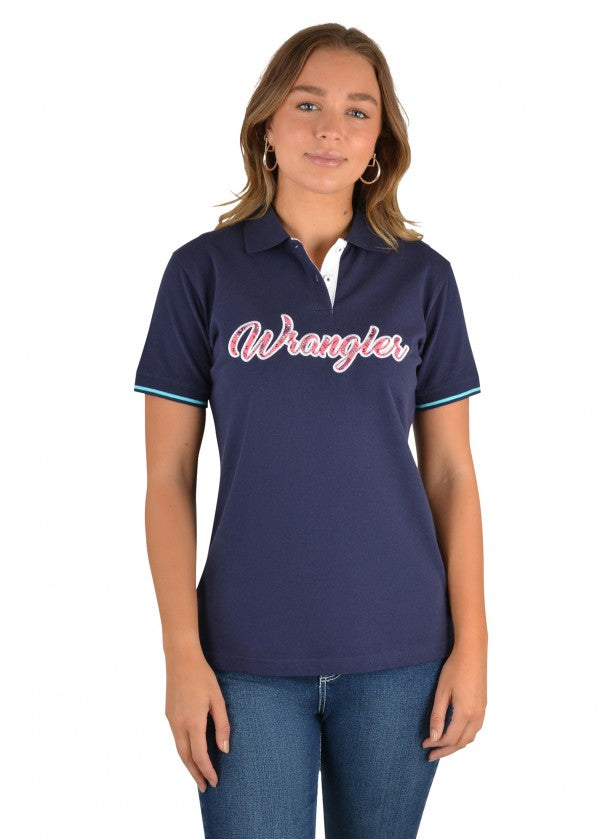 Wrangler - Womens Thelma Polo in Navy