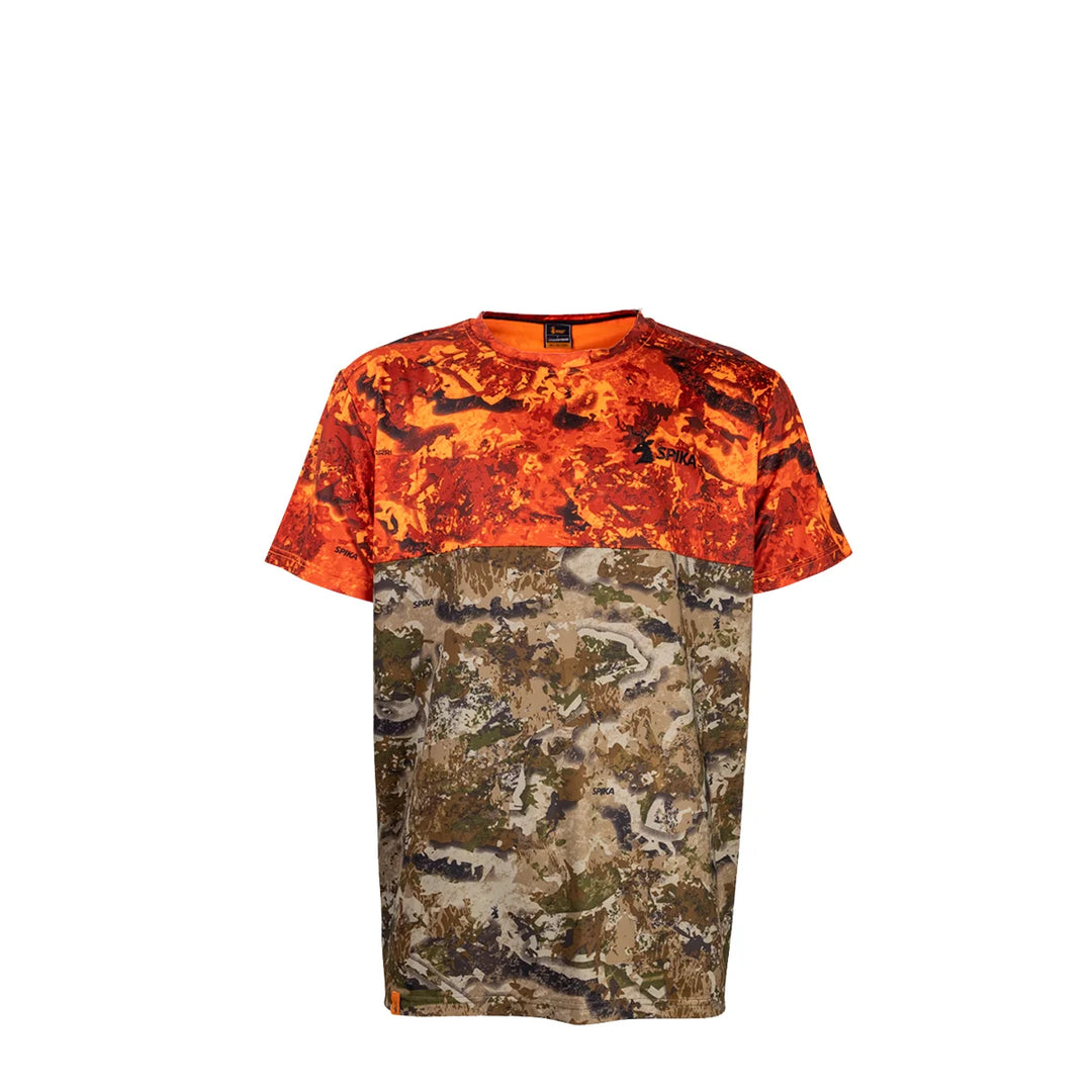 Spika - Mens Trail T-shirt in Biarri Blaze
