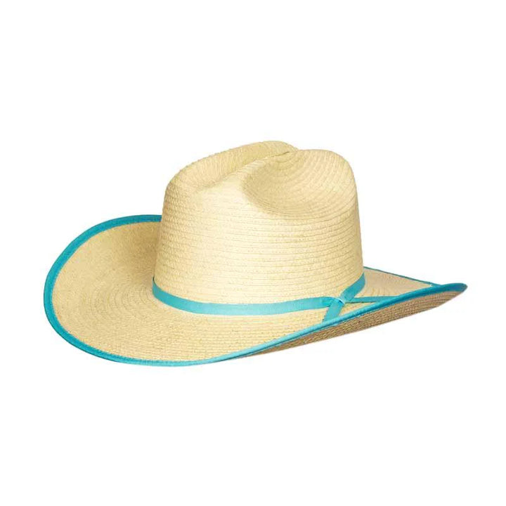 Sunbody - Kids Cattleman Guatemalan Palm Bound Edge Hat