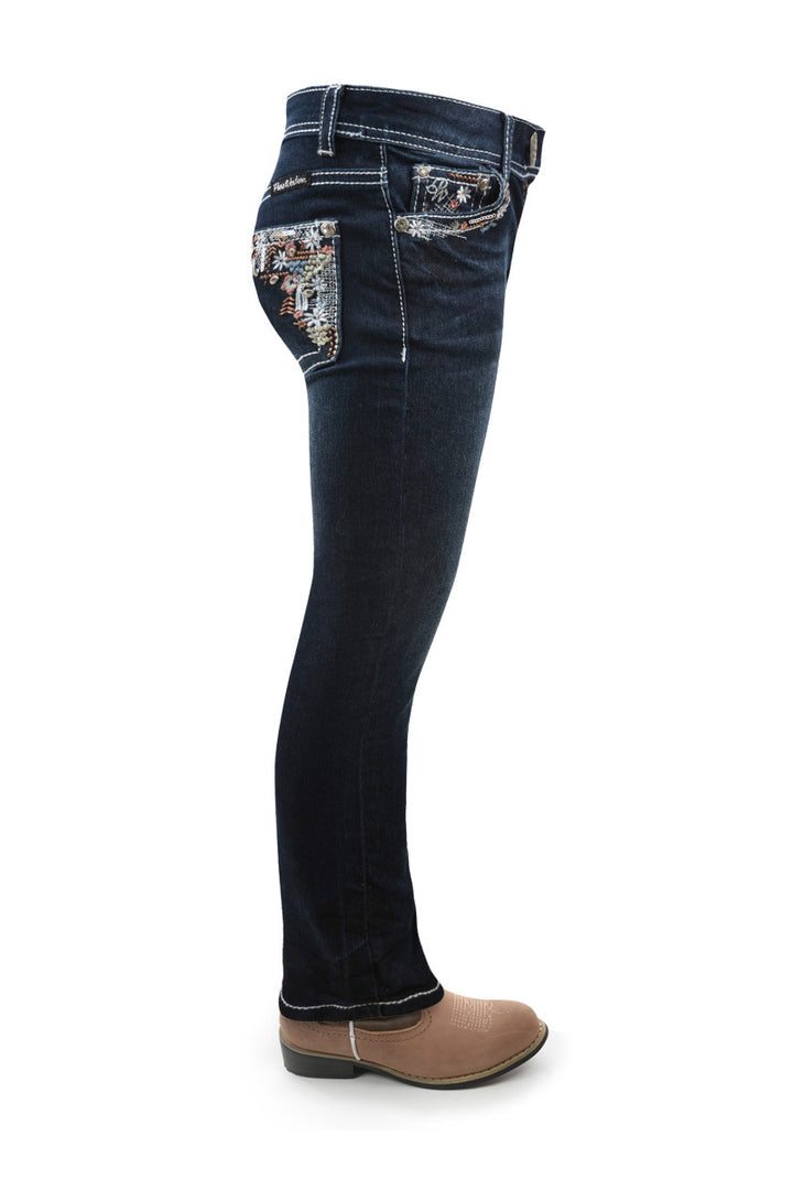 Pure Western - Girls Anjelica Slim Leg Jean