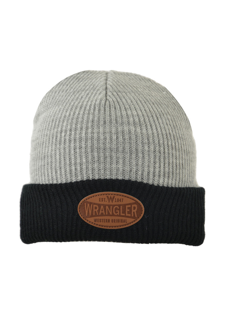 Wrangler - Billy Beanie in Grey Marle