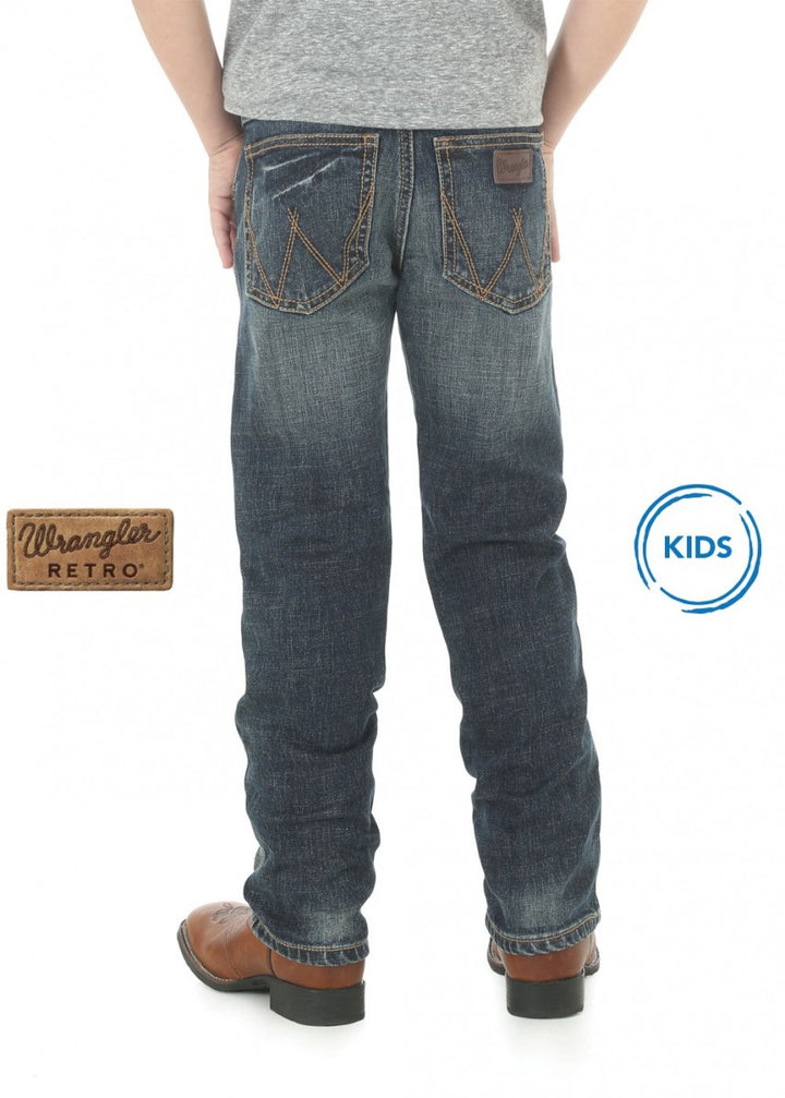 Wrangler - Boys Retro Slim Straight Jean in Bozeman (88BWZBZ)