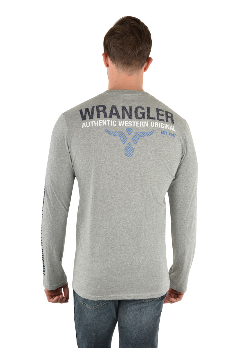 Wrangler - Mens Finlay Long Sleeve Tee