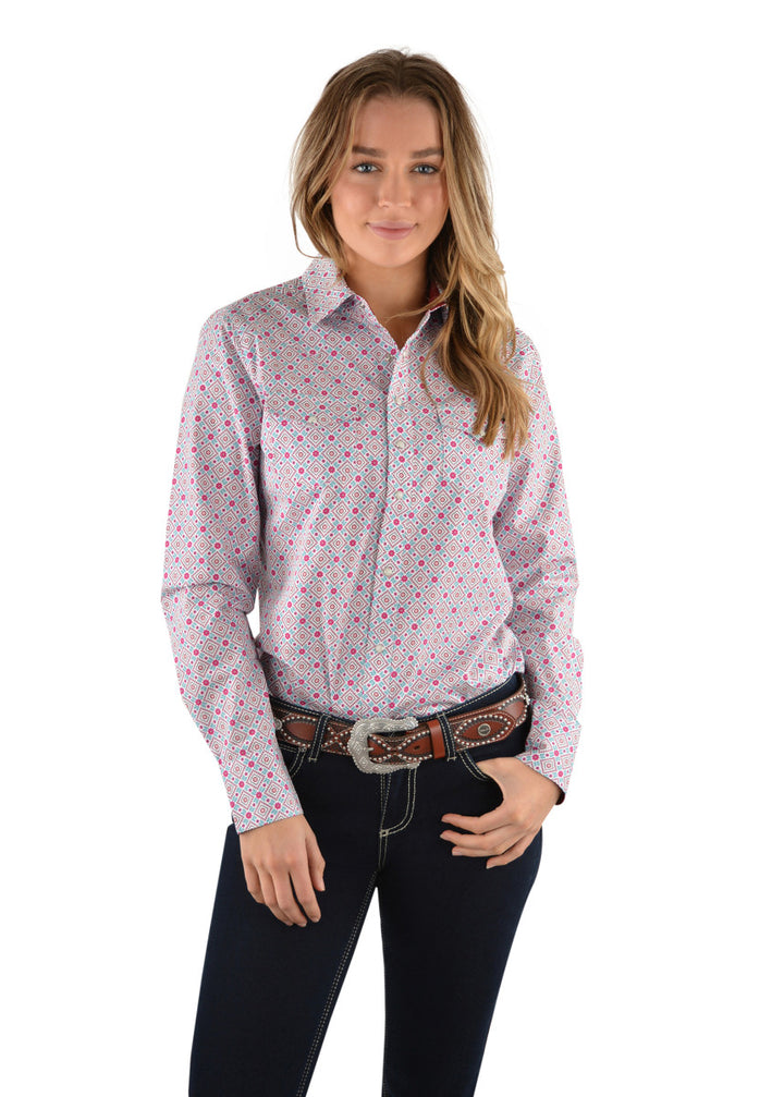 Wrangler - Ladies Georgie Print Western Shirt