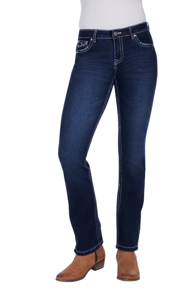 Pure Western - Womens Geraldine Straight Leg Jean