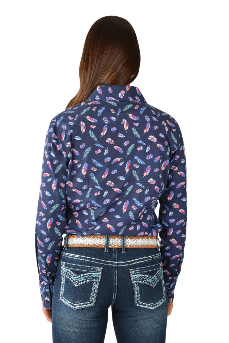 Pure Western - Ladies Harlene Print long Sleeve Shirt