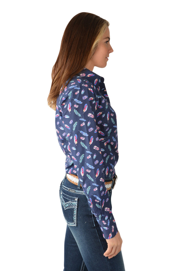 Pure Western - Ladies Harlene Print long Sleeve Shirt