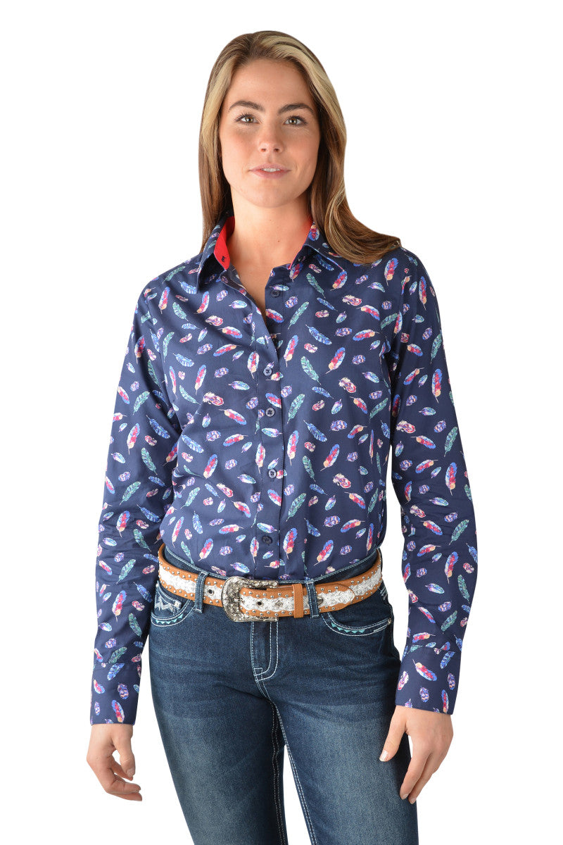 Pure Western - Ladies Harlene Print long Sleeve Shirt