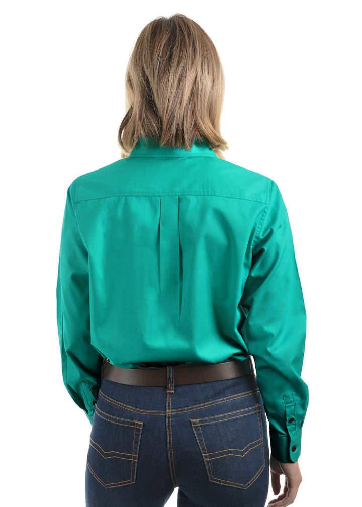 Hard Slog Women's Work Shirt in Turquoise