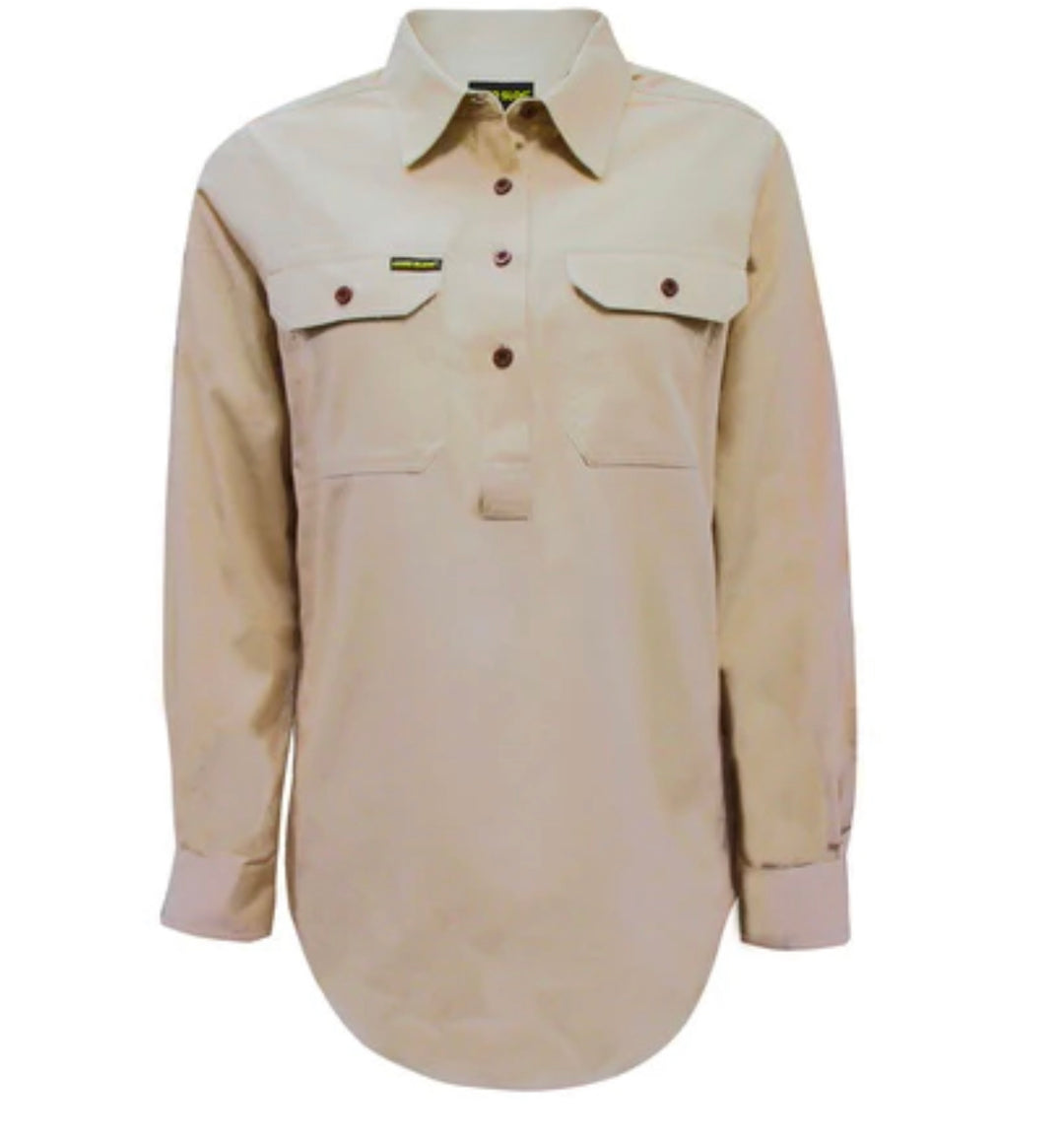 Hard Slog Men's Work Shirt in Stone