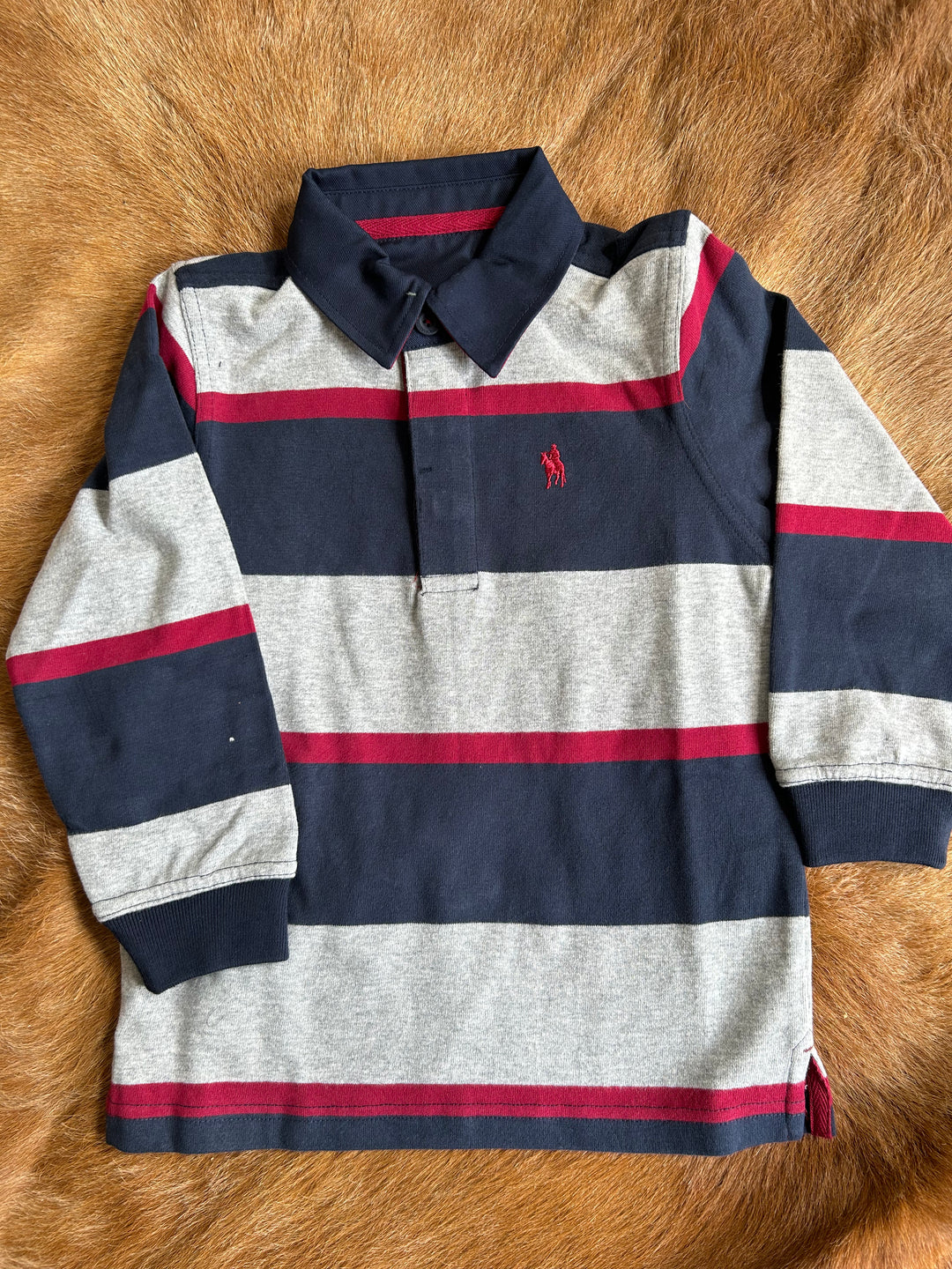 Wrangler - Boys Kingsbury Stripe Rugby