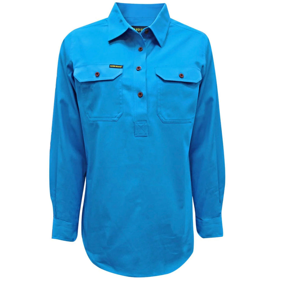 Hard Slog Men's Work Shirt in Bright Blue