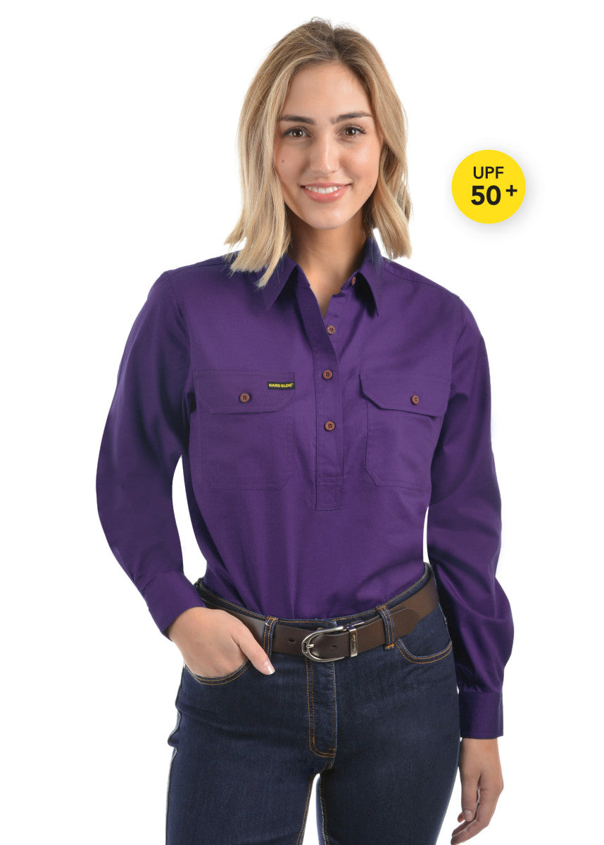 Hard Slog Women's Work Shirt in Iris