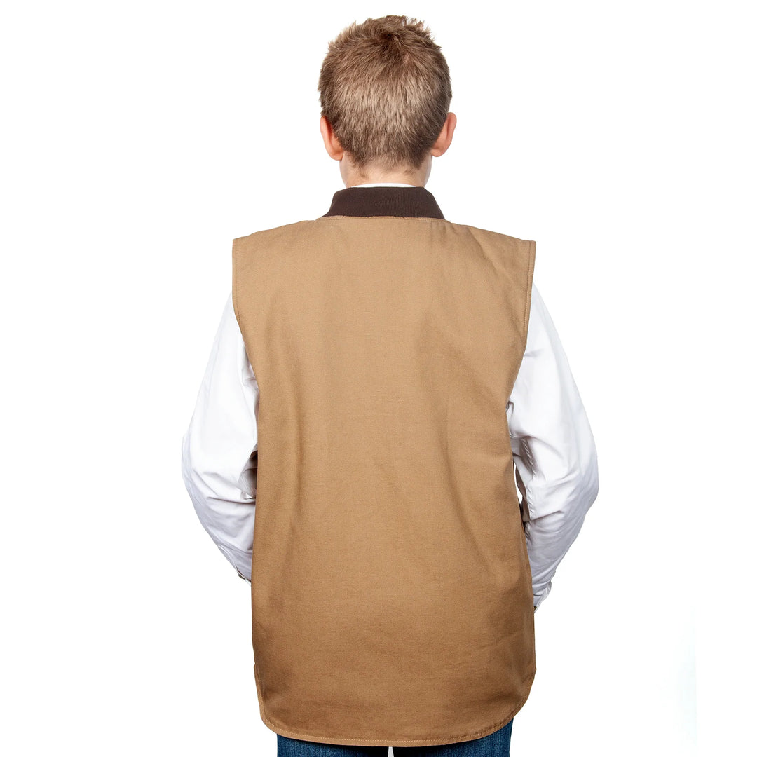 Just Country - Kids Diamantina Vest in Khaki