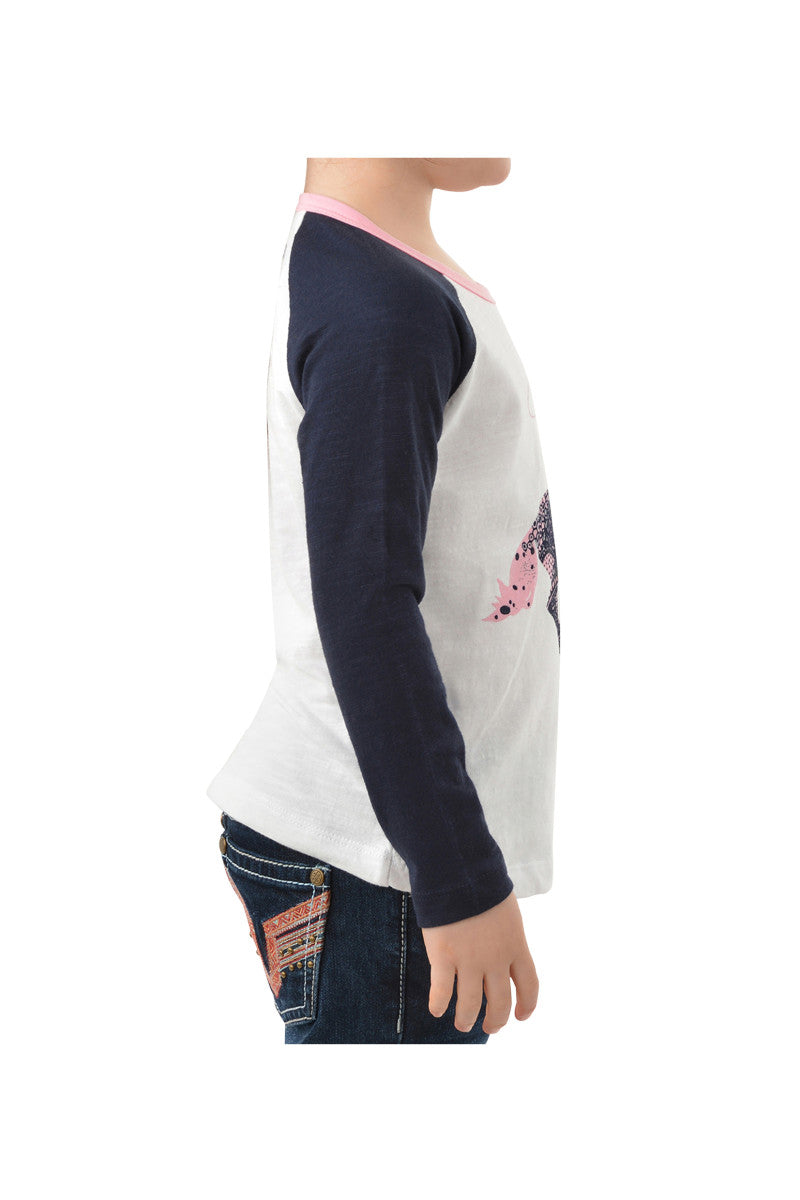 Pure Western - Girls Lucky Long Sleeve Tee