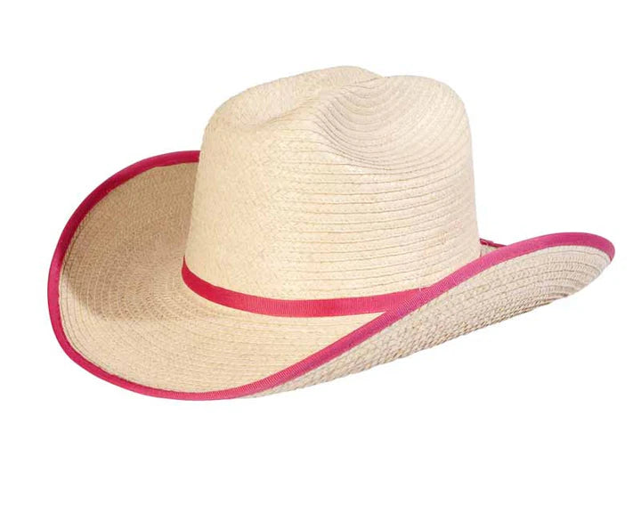 Sunbody - Kids Cattleman Guatemalan Palm Bound Edge Hat