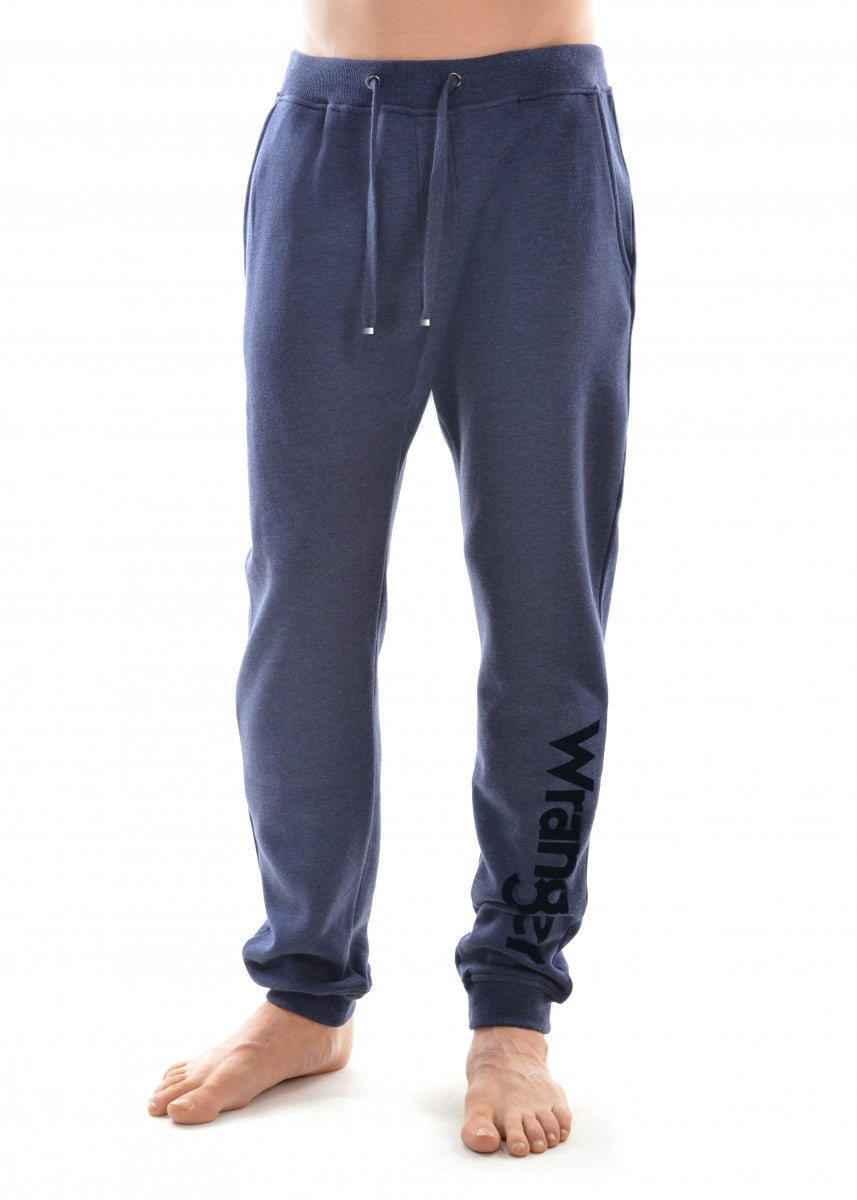 Wrangler - Mens Logo Trackpant in Navy