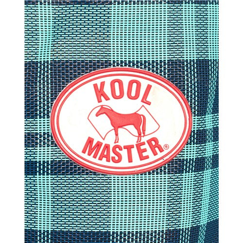 Kool Master - PVC Shade Mesh Combo in Turquoise/Navy