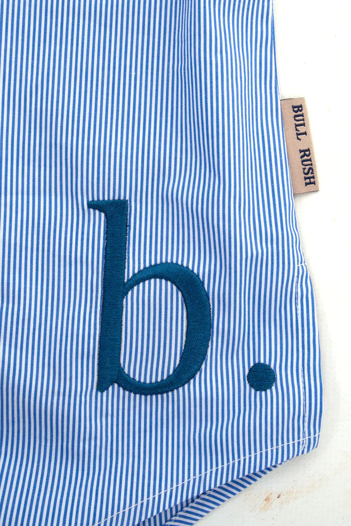 Bullrush - Womens Penola Pinstripe Shirt in Blue