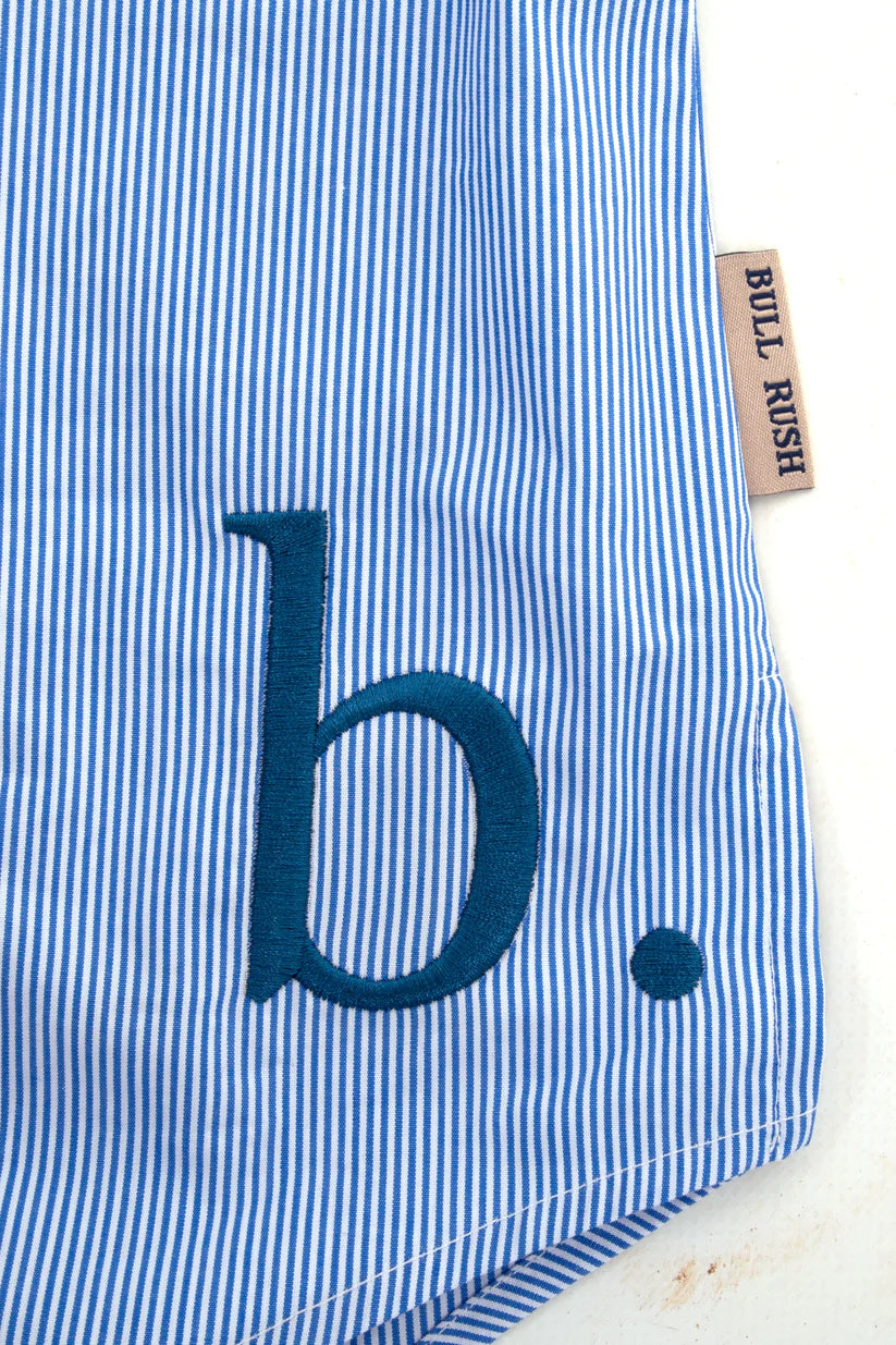 Bullrush - Womens Penola Pinstripe Shirt in Blue
